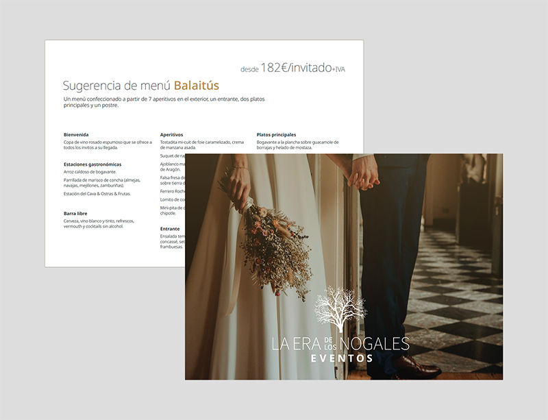 Nuevo dossier para la temporada de bodas 2025-2026