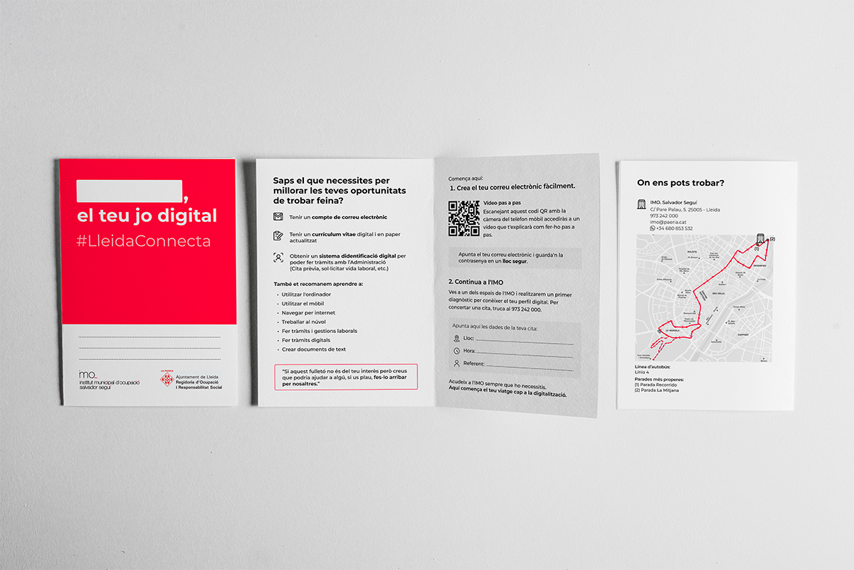 Folleto informativo de los principales recursos para iniciarse en la digitalización.