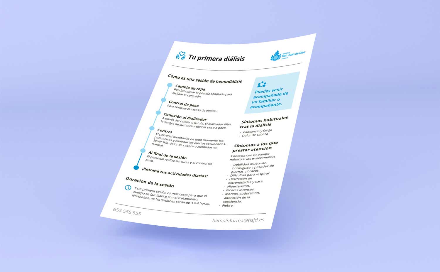 Hoja informativa para nuevos pacientes de hemodiálisis en lenguaje claro
