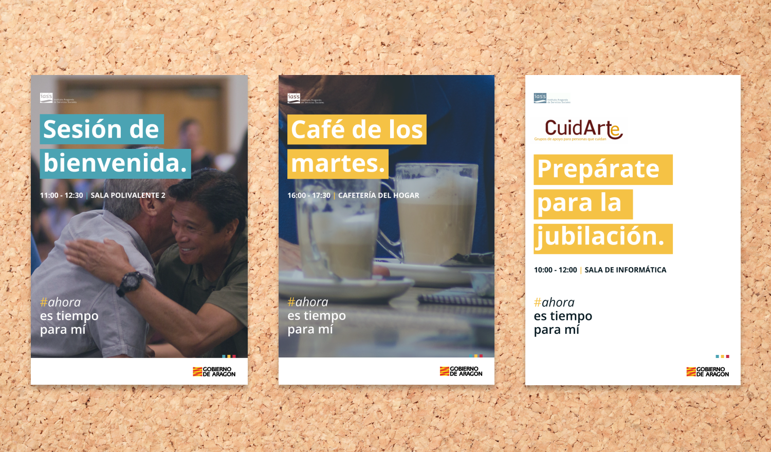 Carteles hogares corcho
