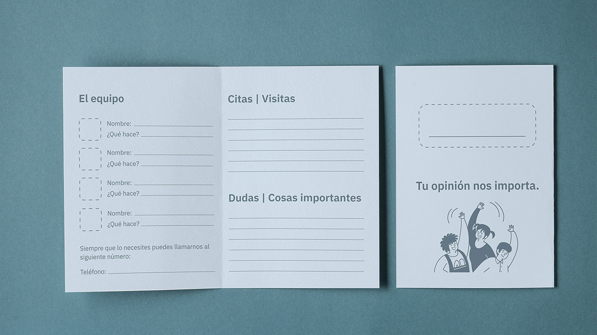 Tarjeta en lenguaje claro