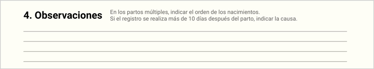 Campos observaciones