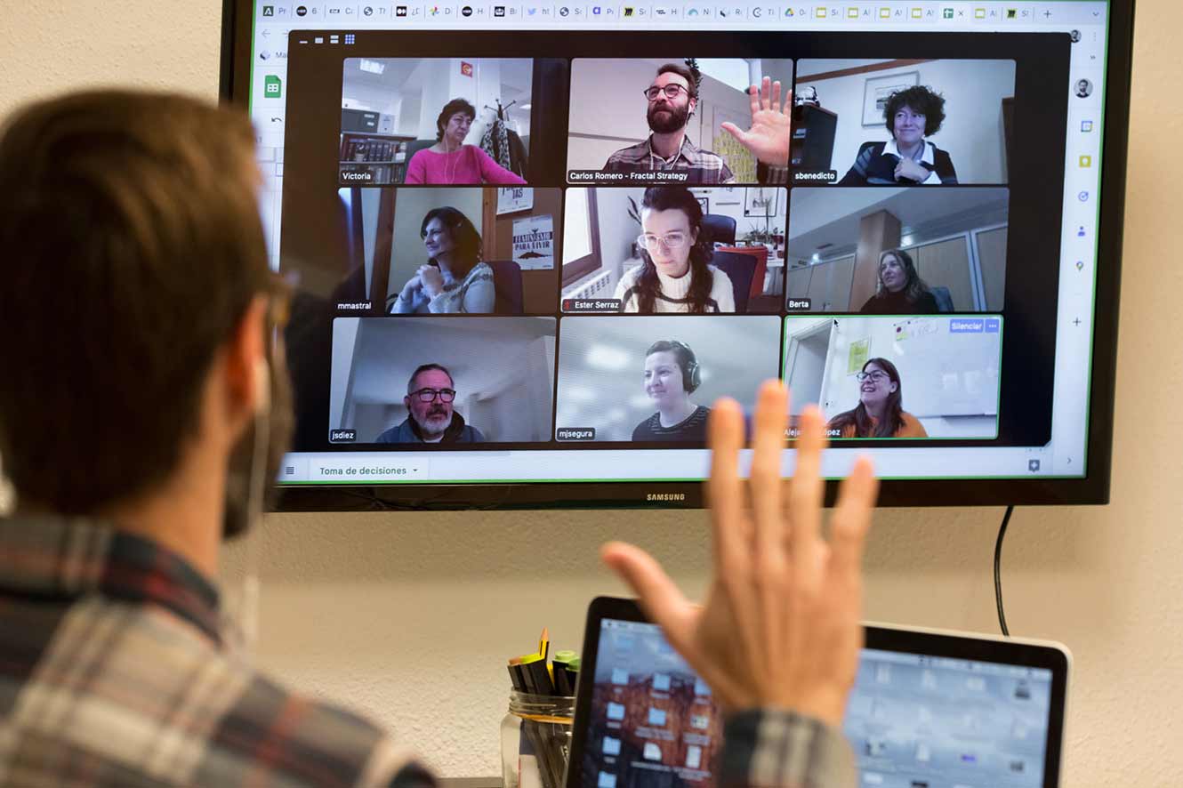 Una sesión de trabajo en remoto con SDA